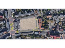 Baia Mare: închidere temporară a circulației pe strada Gheorghe Șincai pentru lucrările de reabilitare a Pieței Revoluției